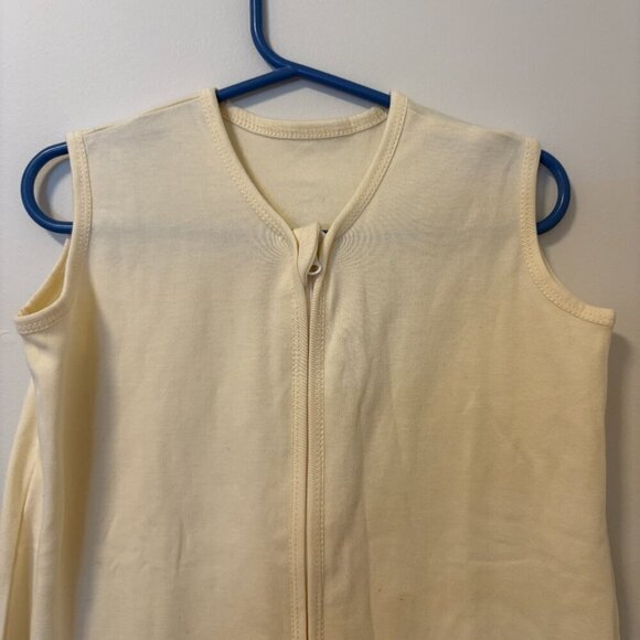 Sleep Sack Cream Colour Double Zipper 6-12 months Cotton Fiemol - Picture 3 of 7